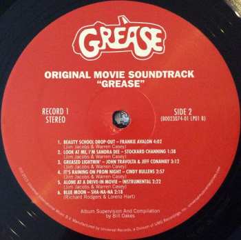 2LP Various: Grease (The Original Soundtrack From The Motion Picture)