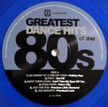 LP Various: Greatest Dance Hits Of The 80s CLR