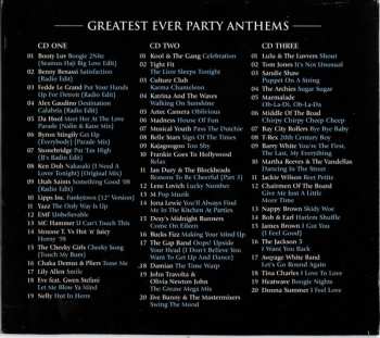 3CD/Dobozkészlet Various: Greatest Ever! Party Anthems (The Definitive Collection)