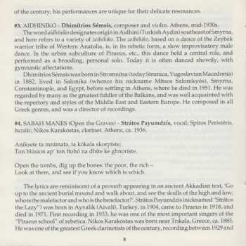 CD Various: Greek-Oriental Rebetica (Songs and Dances In The Asia Minor Style - The Golden Years: 1911-1937)