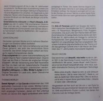 CD Various: Greensleeves, Tänze Lieder Und Fantasien Der Renaissance