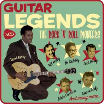 3CD/Dobozkészlet Various: Guitar Legends - The Rock 'N' Roll Pioneers LTD