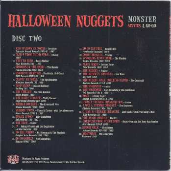 3CD/Dobozkészlet Various: Halloween Nuggets:  Monster Sixties A Go-Go