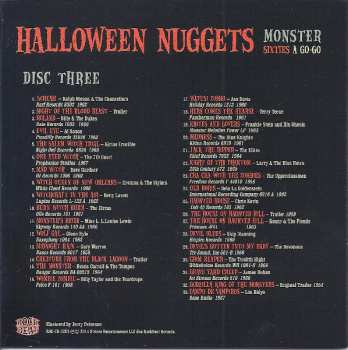 3CD/Dobozkészlet Various: Halloween Nuggets:  Monster Sixties A Go-Go