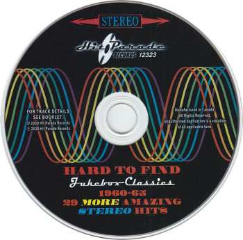 CD Various: Hard To Find Jukebox Classics – 1960-65: 29 More Amazing Stereo Hits	    