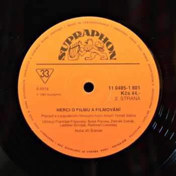 LP Various: Herci O Filmu A Filmování