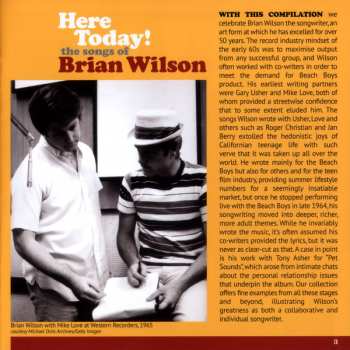 CD Various: Here Today! (The Songs Of Brian Wilson)