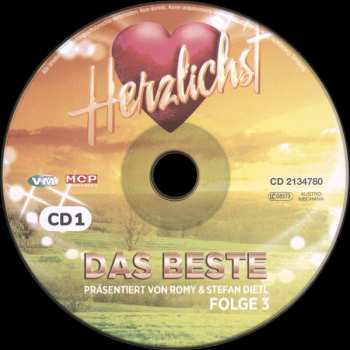 CD Various: Herzlichst - Das Beste Präsentiert Von Romy & Stefan Dietl - Folge 3