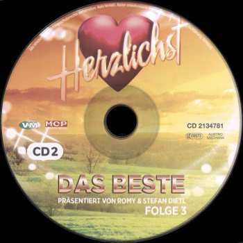 CD Various: Herzlichst - Das Beste Präsentiert Von Romy & Stefan Dietl - Folge 3