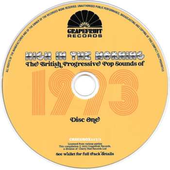 3CD/Dobozkészlet Various: High In The Morning (The British Progressive Pop Sounds Of 1973)