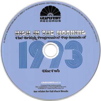 3CD/Dobozkészlet Various: High In The Morning (The British Progressive Pop Sounds Of 1973)