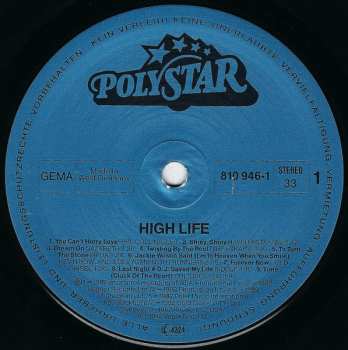 LP Various: High Life