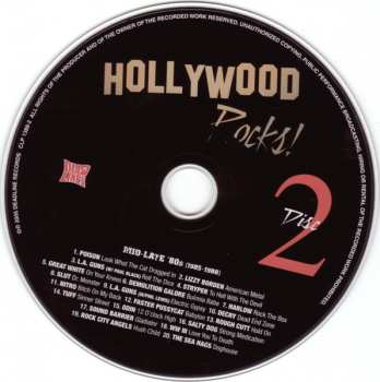 4CD/Dobozkészlet Various: Hollywood Rocks