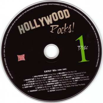 4CD/Dobozkészlet Various: Hollywood Rocks