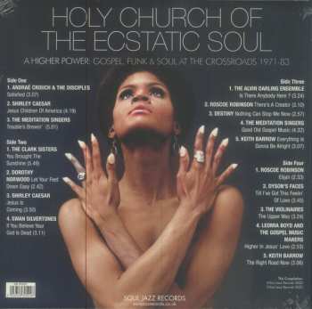 2LP Various: Holy Church Of The Ecstatic Soul (A Higher Power: Gospel, Funk & Soul At The Crossroads 1971-83) LTD