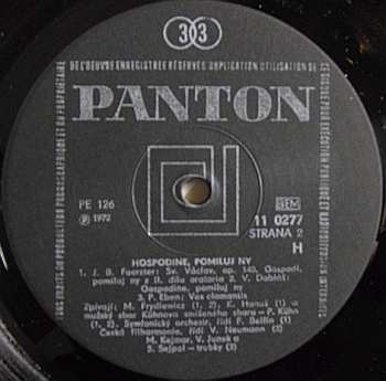 LP Various: Hospodine, Pomiluj Ny / Lord, Have Mercy On Us (One Thousand Years Of Life, The Oldest Song In Czech Music)