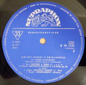 4LP/Dobozkészlet Various: Hudba Novodobá (4xLP + BOX)