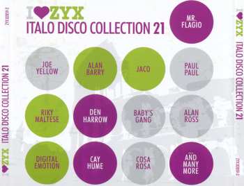 3CD Various: I Love ZYX Italo Disco Collection 21