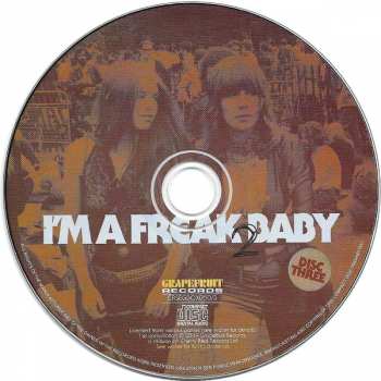3CD/Dobozkészlet Various: I'm A Freak 2 Baby (A Further Journey Through The British Heavy Psych And Hard Rock Underground Scene: 1968-73)