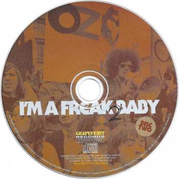3CD/Dobozkészlet Various: I'm A Freak 2 Baby (A Further Journey Through The British Heavy Psych And Hard Rock Underground Scene: 1968-73)