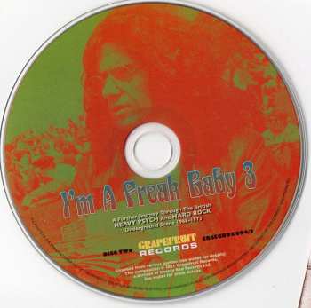 3CD/Dobozkészlet Various: I'm A Freak Baby 3 (A Further Journey Through The British Heavy Psych And Hard Rock Underground Scene 1968-1973) 