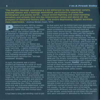 3CD/Dobozkészlet Various: I'm A Freak, Baby... A Journey Through The British Heavy Psych And Hard Rock Underground Scene 1968-72