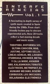 2LP Various: Interferencias Vol. 1 - Spanish Synth Wave 1980-1989