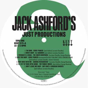 LP Various: Jack Ashford's Just Productions