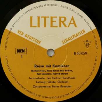 LP Various: Komiker-Parade