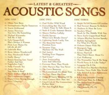 3CD/Dobozkészlet Various: Latest & Greatest Acoustic Songs