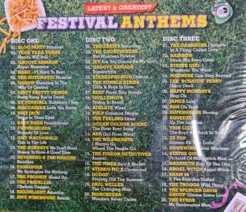 3CD/Dobozkészlet Various: Latest & Greatest: Festival Anthems