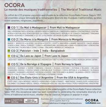 6CD/Dobozkészlet Various: Le Monde Des Musiques Traditionnelles = The World of Traditional Music