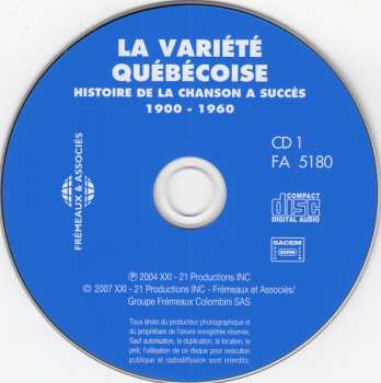 4CD Various: La Variété Québécoise - Histoire De La Chanson À Succès