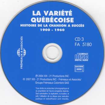 4CD Various: La Variété Québécoise - Histoire De La Chanson À Succès