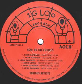LP Various: Leon Gardner's Igloo Records (Soul On The Fringes)