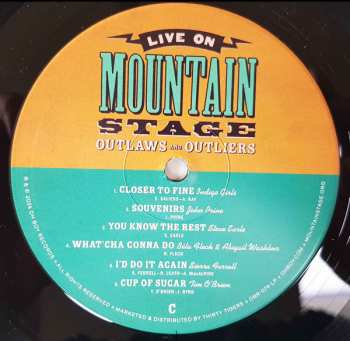 LP Various: Live On Mountain Stage - Outlaws And Outliers