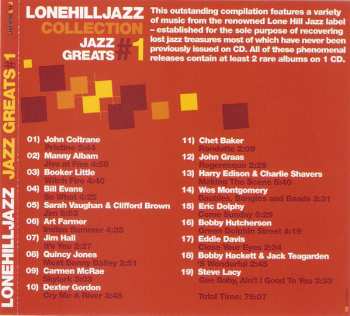 CD Various: Lone Hill Jazz Collection: Jazz Greats #1