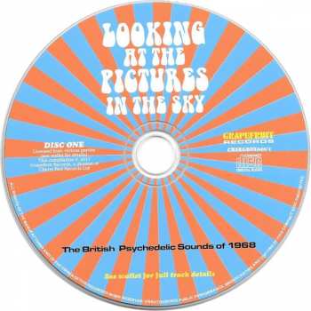 3CD/Dobozkészlet Various: Looking At The Pictures In The Sky (The British Psychedelic Sounds Of 1968)