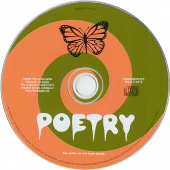 3CD/Dobozkészlet Various: Love, Poetry And Revolution (A Journey Through The British Psychedelic And Underground Scenes 1966-72)