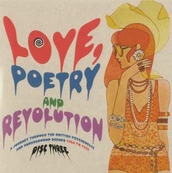 3CD/Dobozkészlet Various: Love, Poetry And Revolution (A Journey Through The British Psychedelic And Underground Scenes 1966-72)