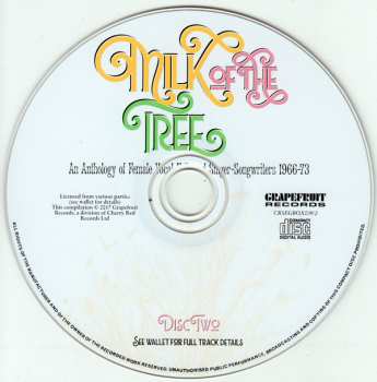 3CD/Dobozkészlet Various: Milk Of The Tree - An Anthology Of Female Vocal Folk And Singer-Songwriters