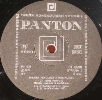 4LP/Dobozkészlet Various: Míl'niky Revolúcie A Socializmu 1921 - 1976