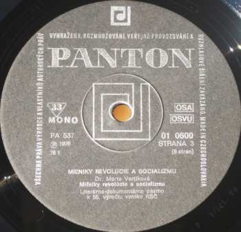 4LP/Dobozkészlet Various: Míl'niky Revolúcie A Socializmu 1921 - 1976