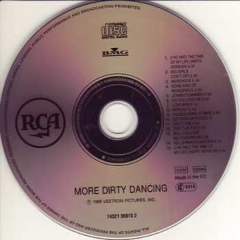 CD Various: More Dirty Dancing (More Original Music From The Hit Motion Picture "Dirty Dancing")