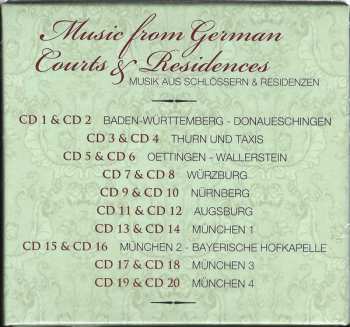 20CD/Dobozkészlet Various: Music From German Courts & Residences = Musik Aus Schlössern & Residenzen