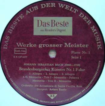 12LP/Dobozkészlet Various: Werke Großer Meister LTD