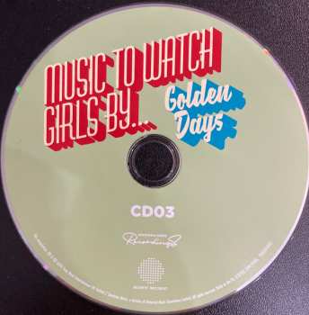 3CD/Dobozkészlet Various: Music To Watch Girls By...Golden Days