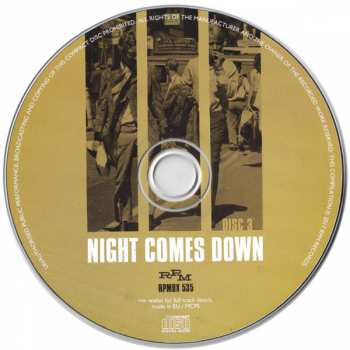 3CD/Dobozkészlet Various: Night Comes Down: 60s British Mod, R&B, Freakbeat & Swinging London Nuggets