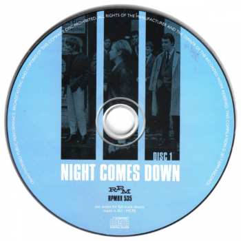 3CD/Dobozkészlet Various: Night Comes Down: 60s British Mod, R&B, Freakbeat & Swinging London Nuggets