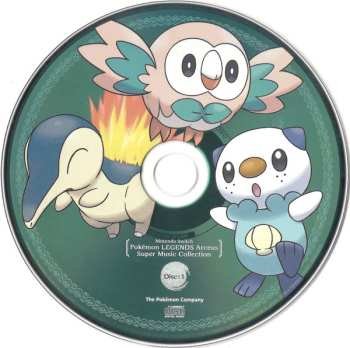 4CD Various: Nintendo Switch Pokémon Legends Arceus Super Music Collection = Nintendo Switch Pokémon Legends アルセウス スーパーミュージック・コレクション